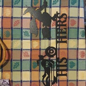 His Hers Metal Motorcycle Sign Decor